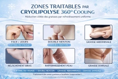 Machine de cryolipolyse 360° refroidissement — 6 poignées & 6 applicateurs | Emmalaser