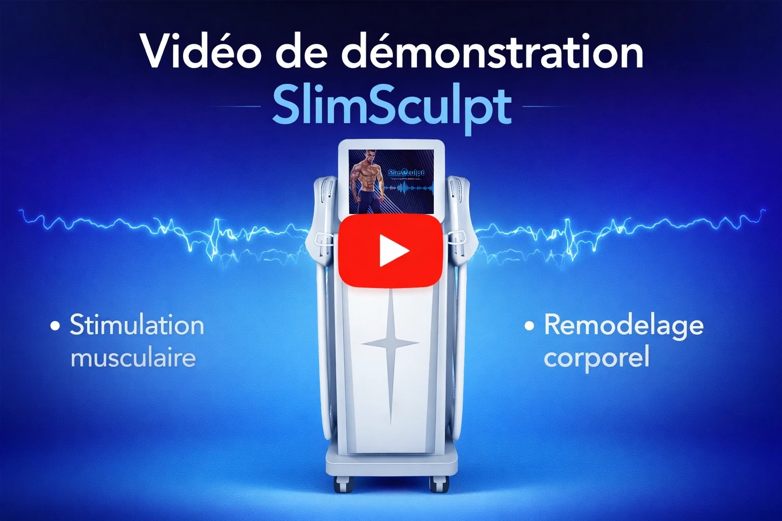 SlimSculpt Machine de Stimulation Musculaire Haute Intensité | Équipement Esthétique Professionnel