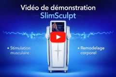 SlimSculpt Machine de Stimulation Musculaire Haute Intensité | Équipement Esthétique Professionnel