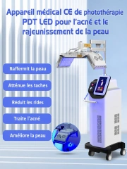 Appareil médical CE de photothérapie PDT LED pour l’acné, le raffermissement et le rajeunissement de la peau