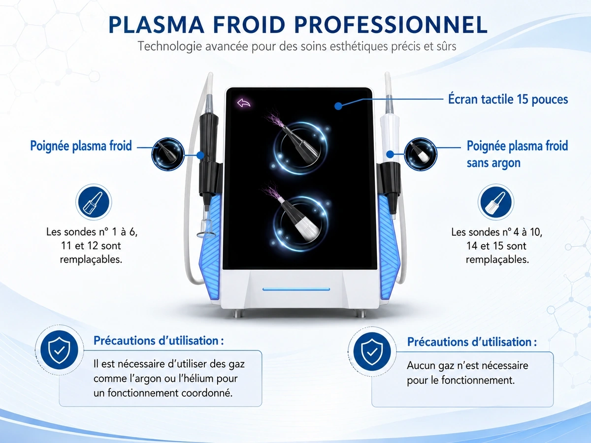 Machine Plasma Froid Professionnelle – Anti-Âge & Réparation Cutanée | Emmalaser