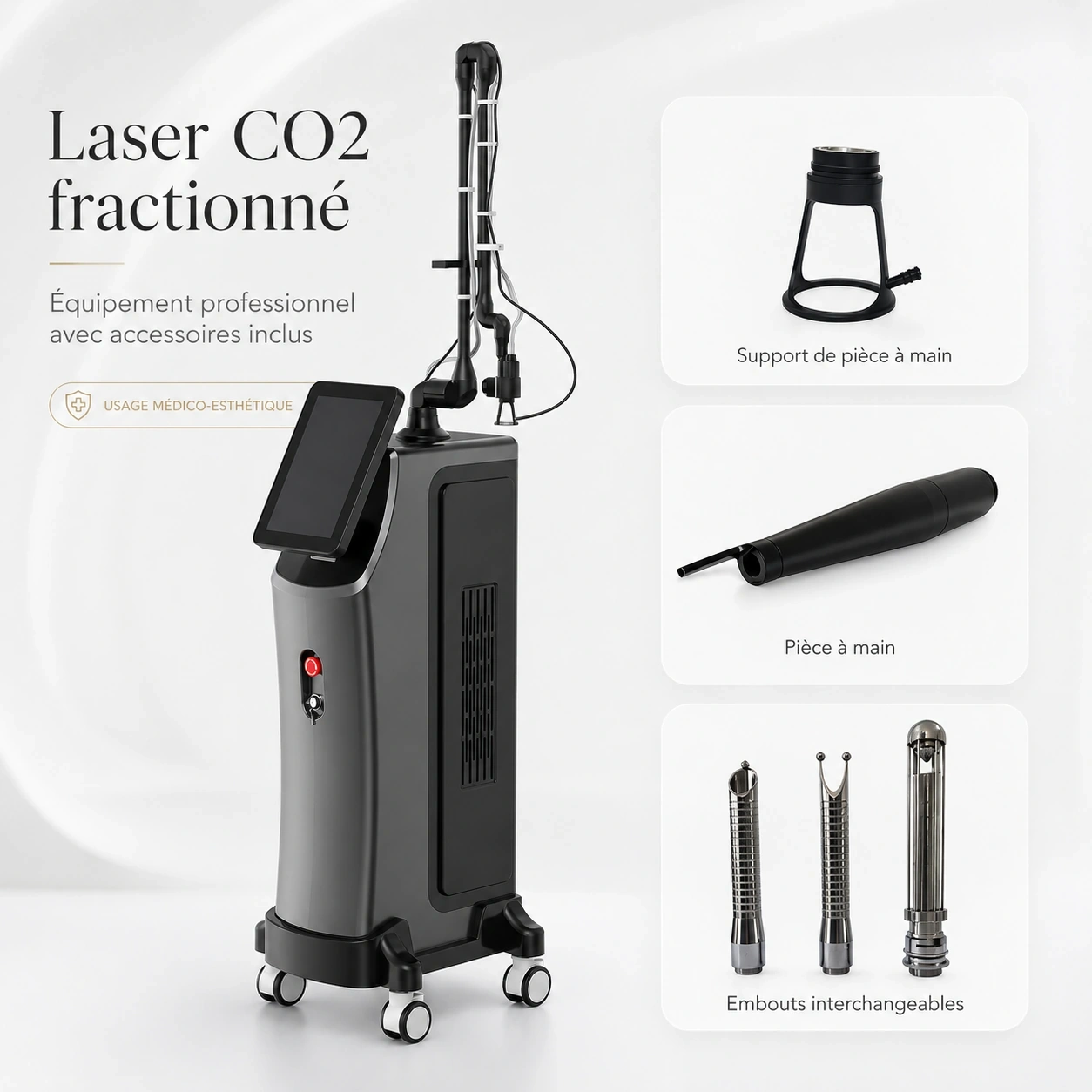 Laser CO2 fractionné professionnel 60W RF | Emmalaser