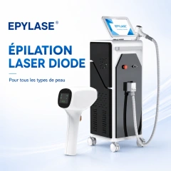 Epylase appareil d’épilation laser diode professionnel avec pièce à main, adapté à tous les types de peau