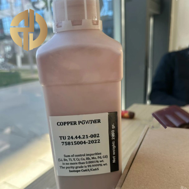 Isotopic copper powder