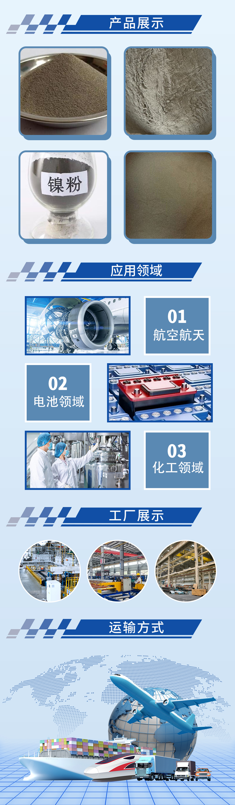 高纯雾化镍粉
