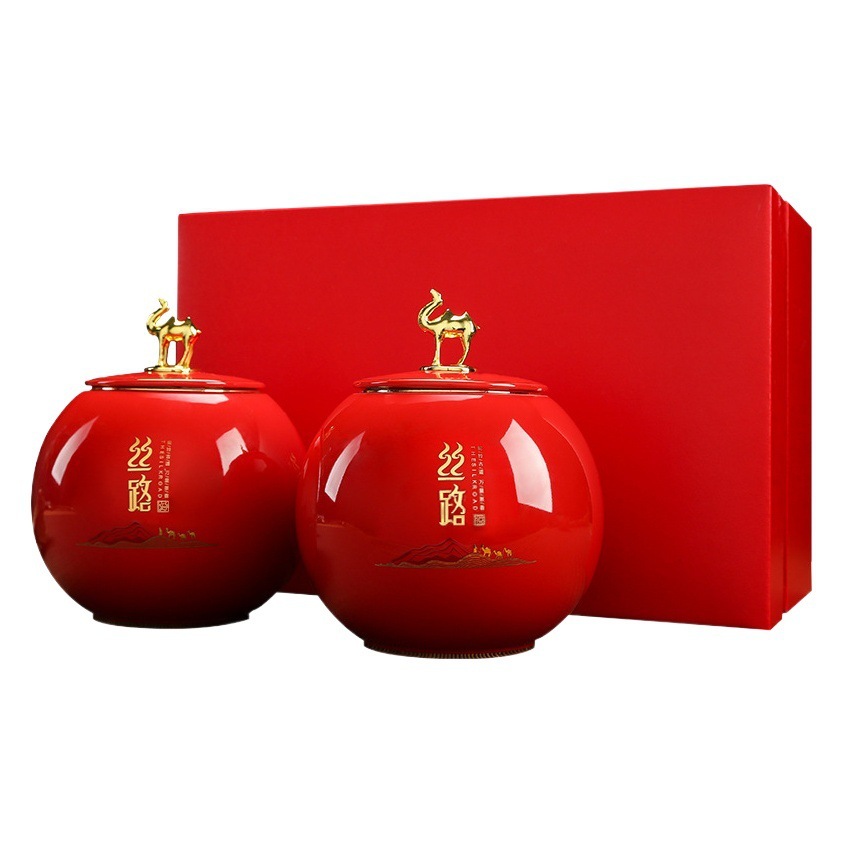Jin Junmei black tea tea super authentic fragrant Wuyishan Tongmuguan ceramic pot gift box gift for elders