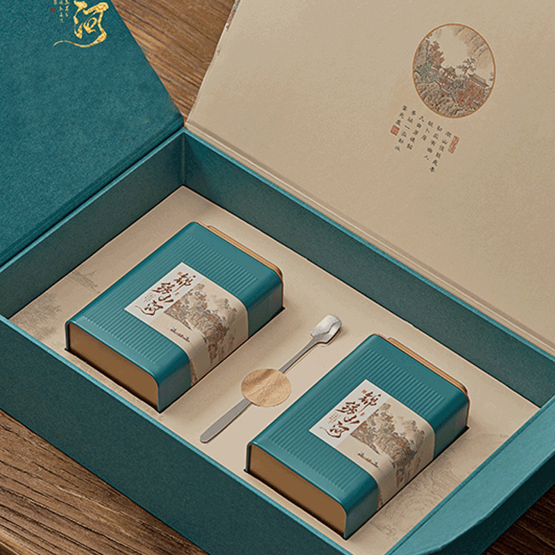 2025 Spring Tea Tieguanyin Canned Spring Festival Gift Box Fujian Alpine Oolong Tea Anxi Tieguanyin Orchid Fragrance Tea