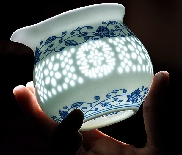 Royal porcelain exquisite · Qinghua light luxury tea set collection