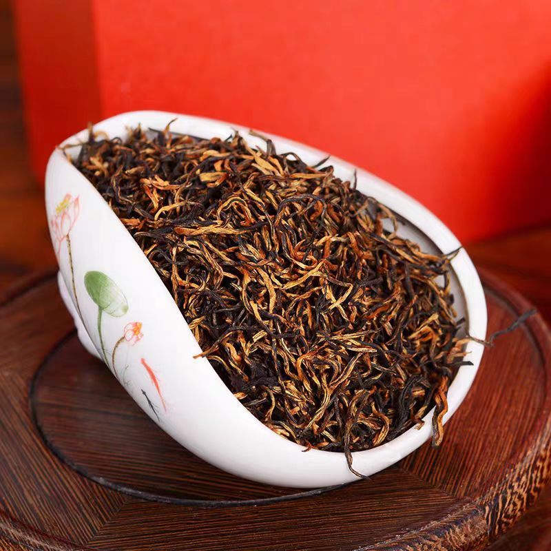Jinjunmei Black Tea, Special Strong Flavor Tea, New Tea, Authentic Stomach-Warming Black Tea 500g High-End Can