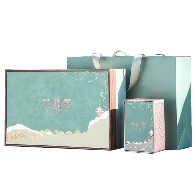 Before Ming Dynasty, Longjing Festival Gifts to Elders Biluochun Tea Gift Boxes Tea Drink Luzhou-flavor Green Tea Wholesale