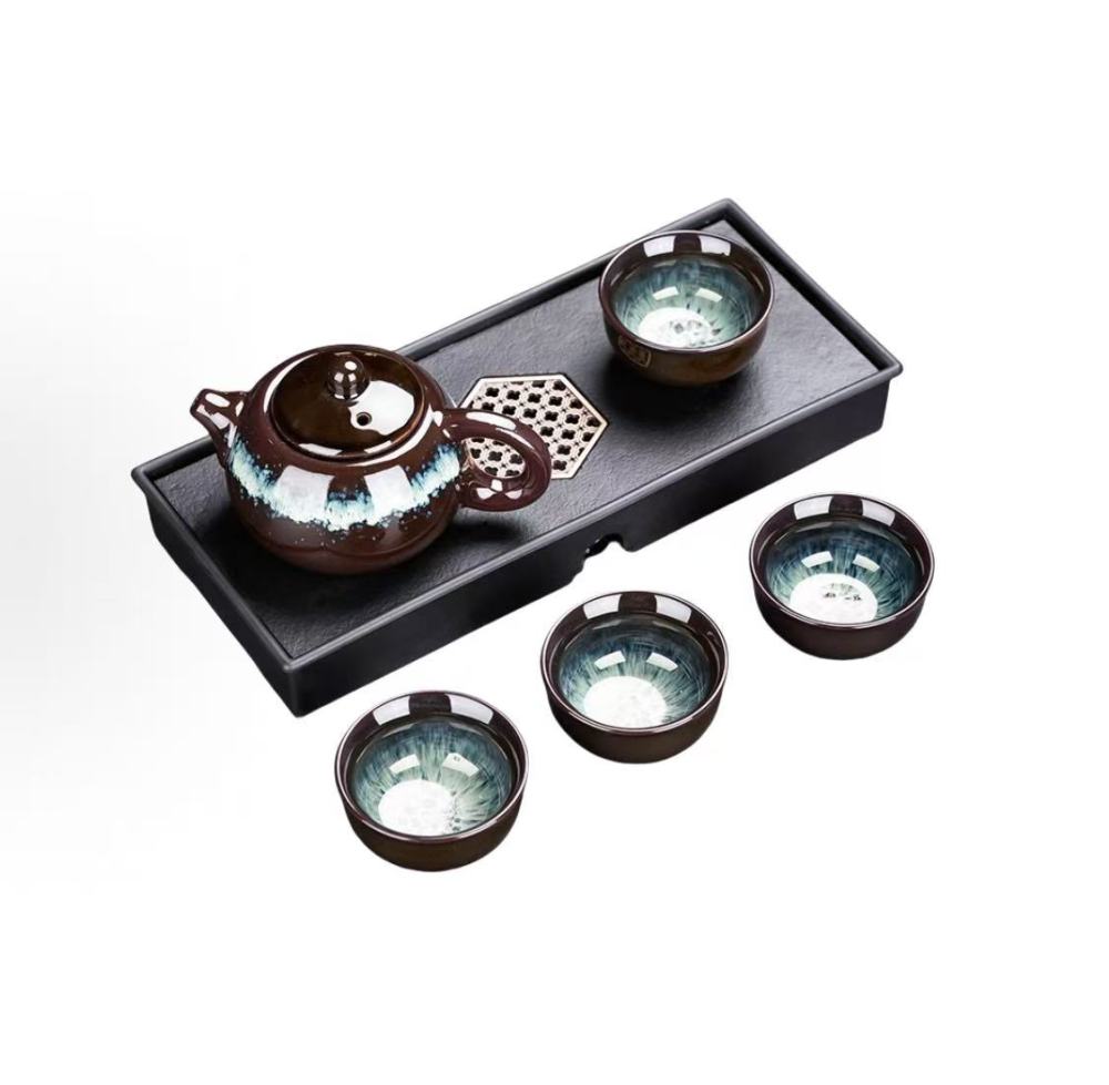 Porcelain Brand Tea Lightweight Portable Ceramic Kung Fu Tea Set (Small)