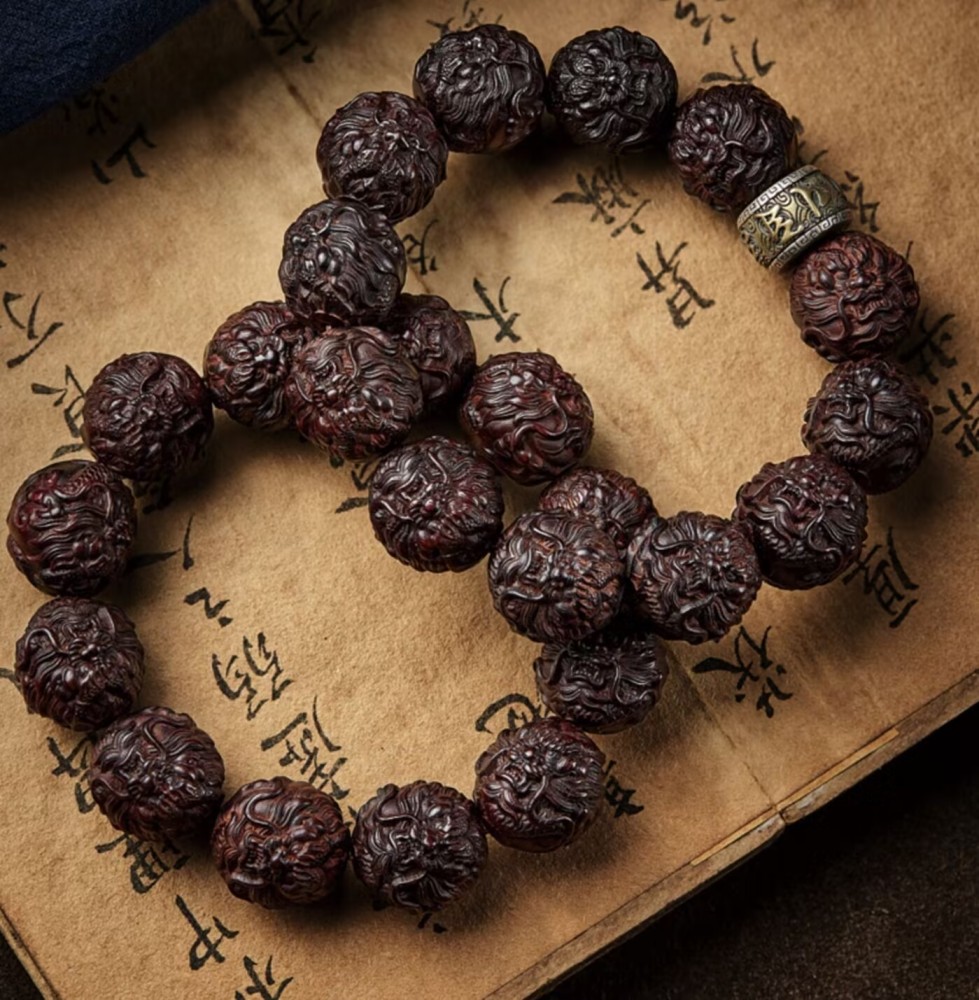 Dominant Dragon Ball Six-Syllable Mantra Bracelet