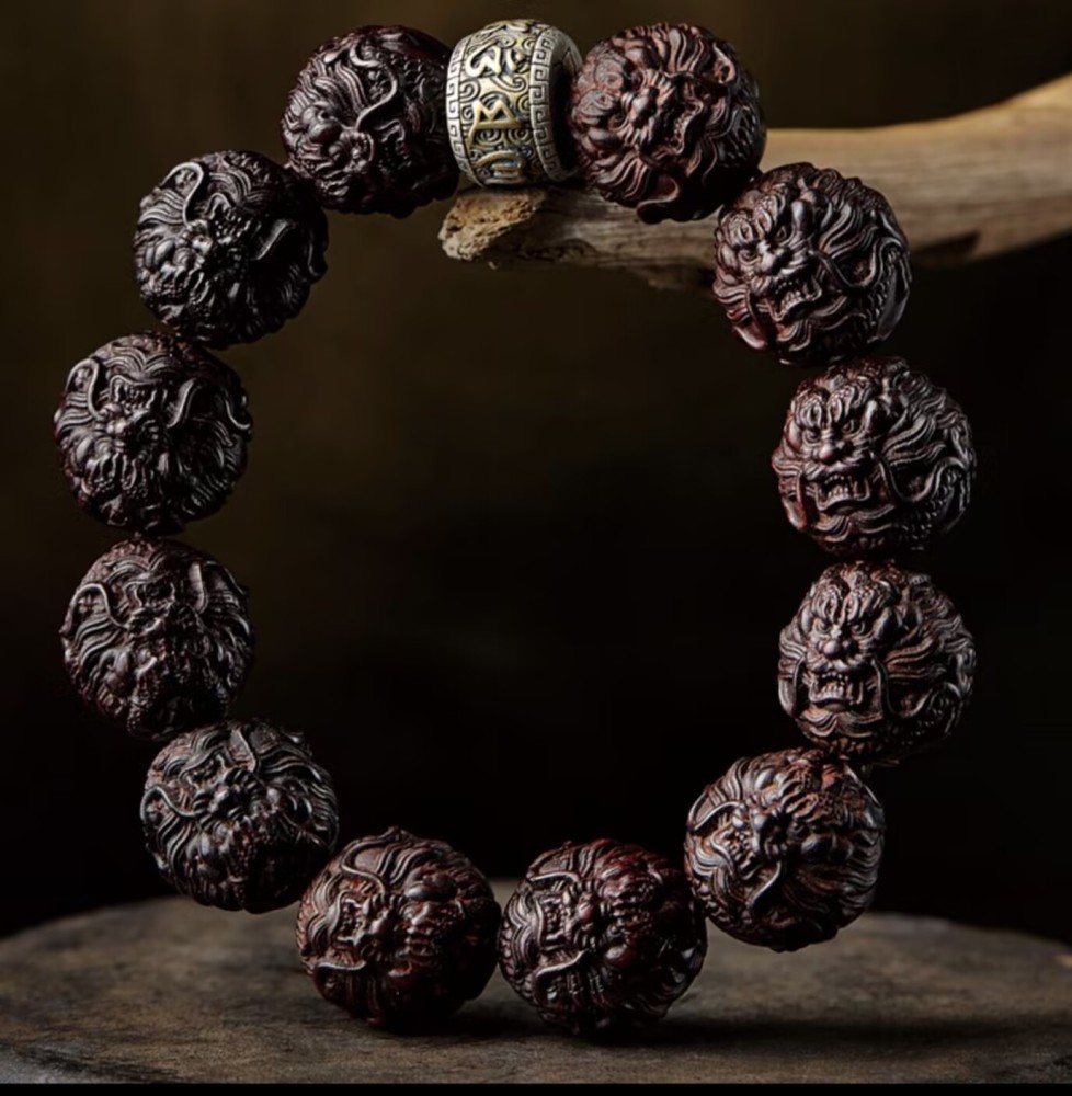 Dominant Dragon Ball Six-Syllable Mantra Bracelet