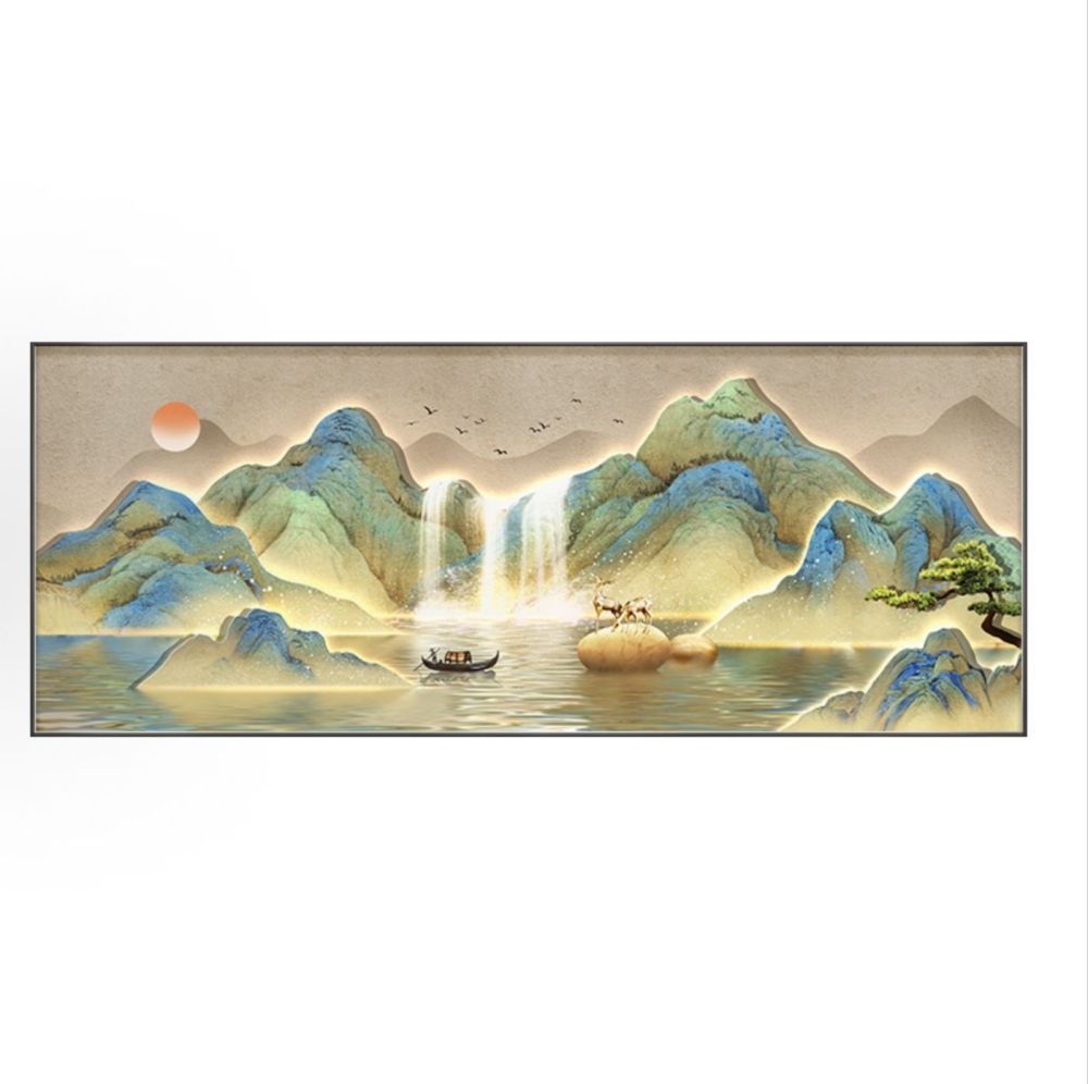 The Panorama of Rivers and Mountains