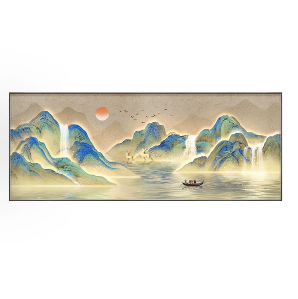 The Panorama of Rivers and Mountains