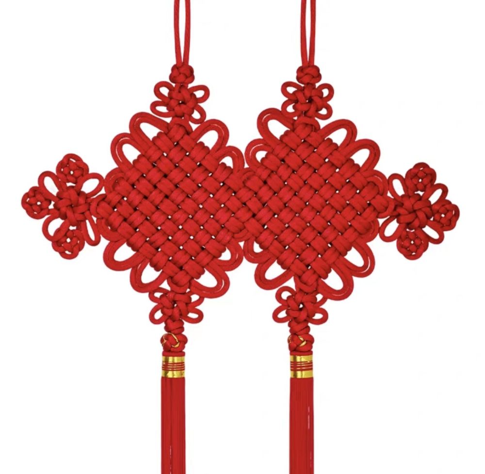 Hand-woven Chinese knot pendant