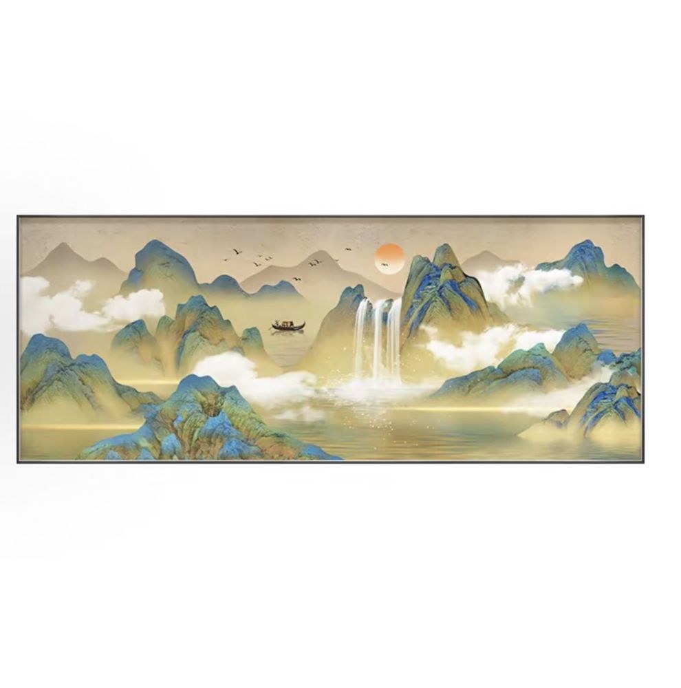 The Panorama of Rivers and Mountains