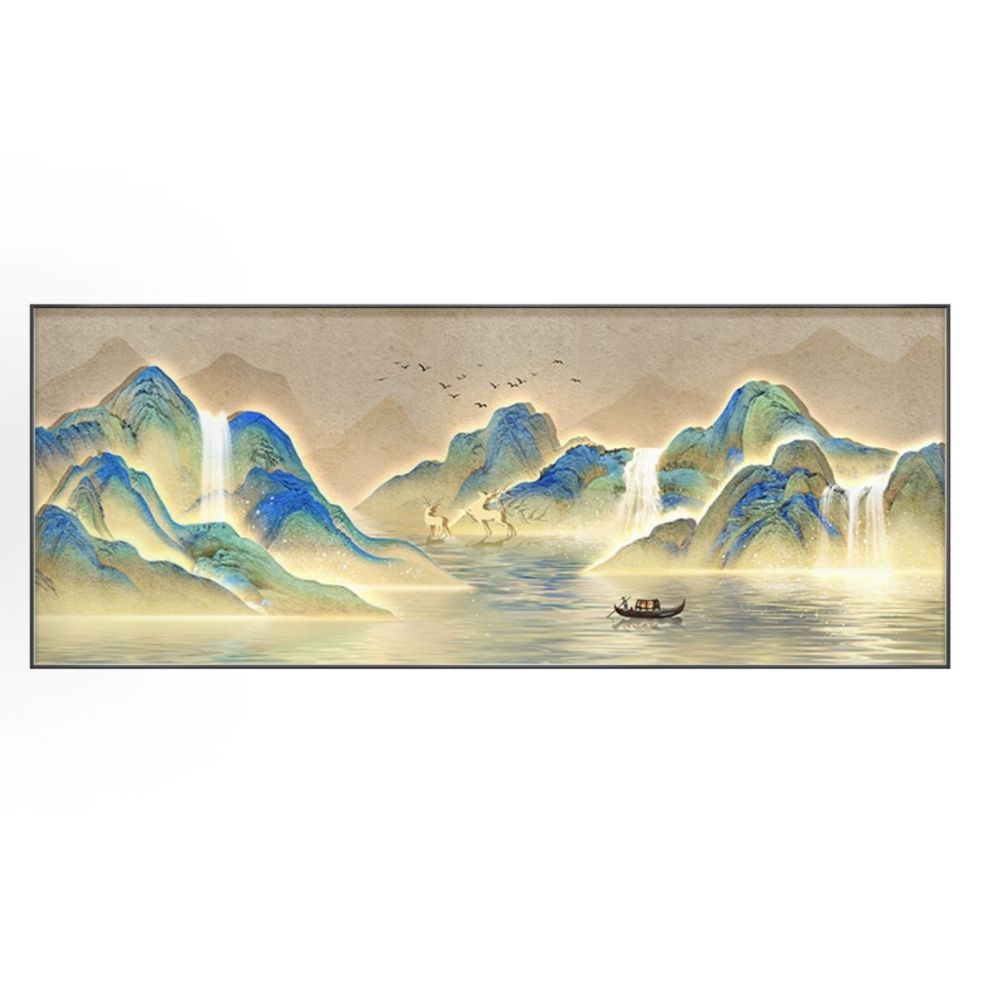 The Panorama of Rivers and Mountains