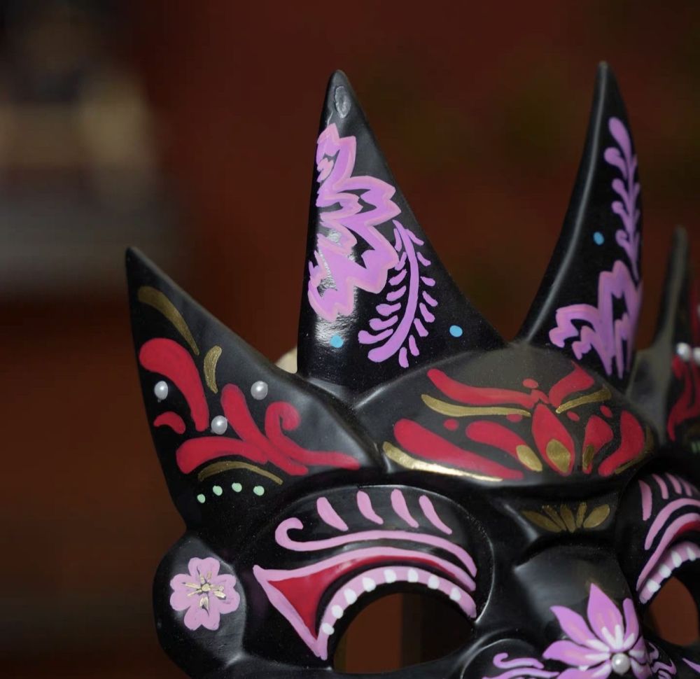 Traditional Hand-painted Intangible Cultural Heritage Nuo Opera Masks