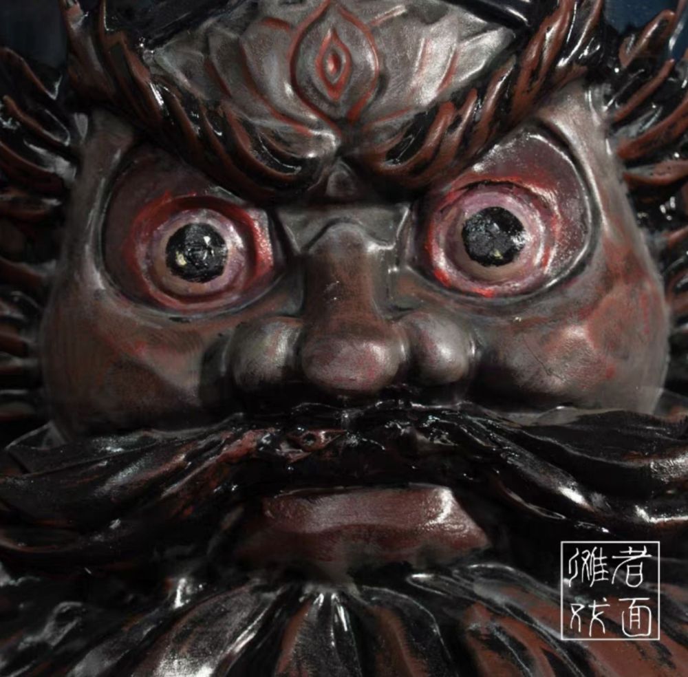 Handmade Nuo Opera Mask of Zhong Kui