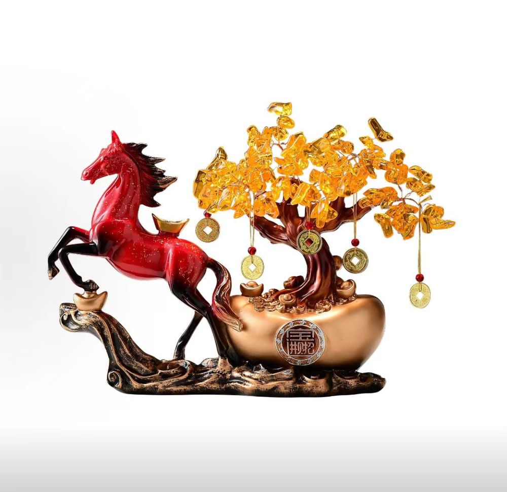 Money Tree: Instant Wealth Decorative Item Premium Wealth-Attracting Ornament