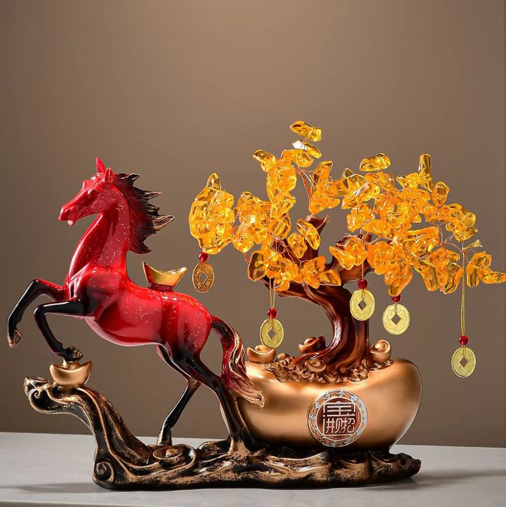 Money Tree: Instant Wealth Decorative Item Premium Wealth-Attracting Ornament