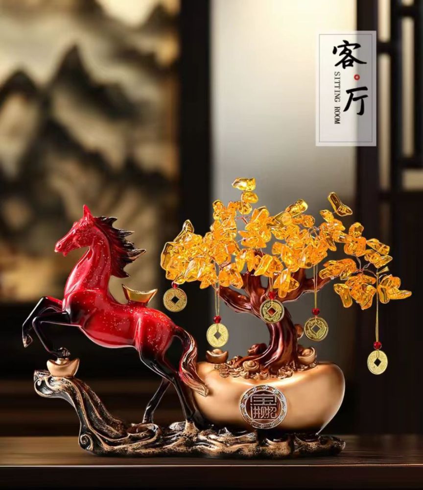 Money Tree: Instant Wealth Decorative Item Premium Wealth-Attracting Ornament