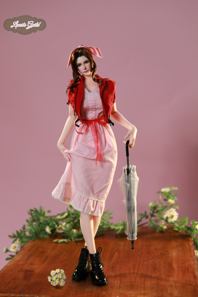 [Preorder] Aerith Gainsborough - pink dress version, 1/3 silicone figure, adult sex doll - Lover's Guild
