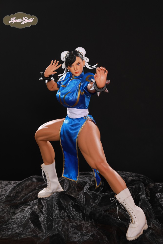 Chun-Li cosplay silicone sex doll- light stan skin hentai sex doll, 1/3 scale adult silicone figure for SF fans, movable GK figure - Lover's Guild