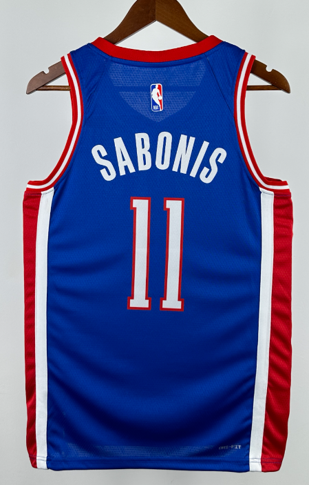 Kings  NBA basketball jersey, 24 25  jersey, adult men's tank top jersey DEROZAN  10 SABONIS 11 FOX 5