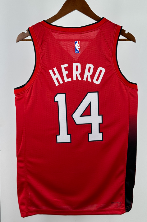 Heat team NBA basketball jersey,24 25  jersey, adult men's tank top jersey JAQUEZ JR.  11   WADE 3  JAMES 6 BUTLER 22  ADEBAYO 13  HERRO 14