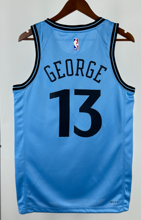 Clippers NBA basketball jersey,  jersey, adult men's tank top jersey GEORGE 13  LEONARD 2 HARDEN 1 WESTBROOK 0