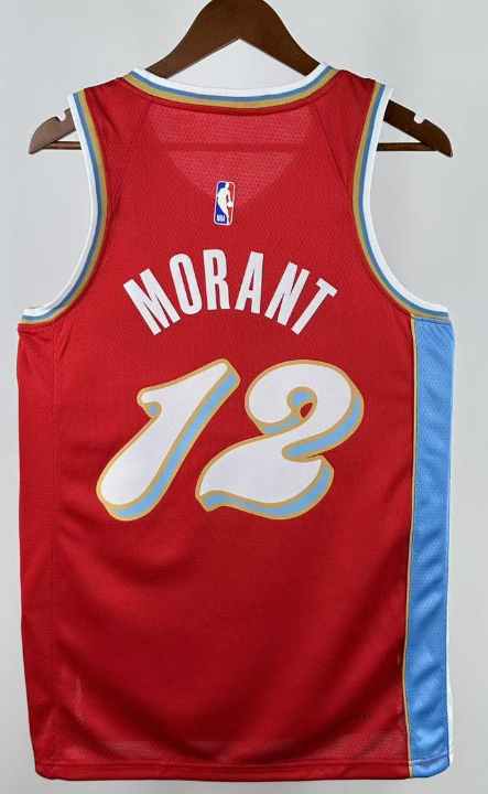 Grizzlies  NBA basketball jersey, 24 25  jersey, adult men's tank top jersey  ROSE 23 MORANT 12  KAWAMURA 17