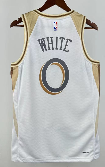 Bulls  NBA basketball jersey, 24 25  jersey, adult men's tank top jersey WHITE 0  JORDAN 23   LAVINE 8