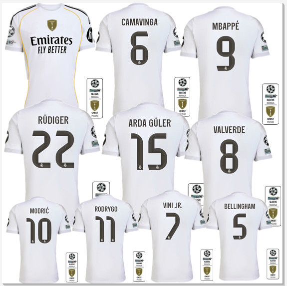 25 26 Real Madrid jerse Home and away 2025 2026 Real Madrid soccer jersey 10-20 days. It will arrive in your country