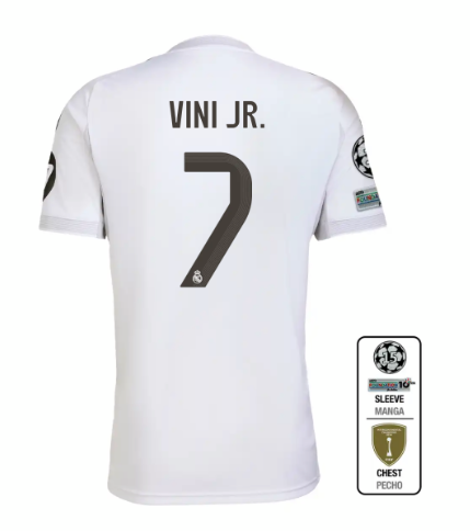 25 26 Real Madrid jerse Home and away 2025 2026 Real Madrid soccer jersey 10-20 days. It will arrive in your country