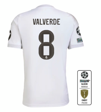 25 26 Real Madrid jerse Home and away 2025 2026 Real Madrid soccer jersey 10-20 days. It will arrive in your country