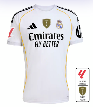 25 26 Real Madrid jerse Home and away 2025 2026 Real Madrid soccer jersey 10-20 days. It will arrive in your country