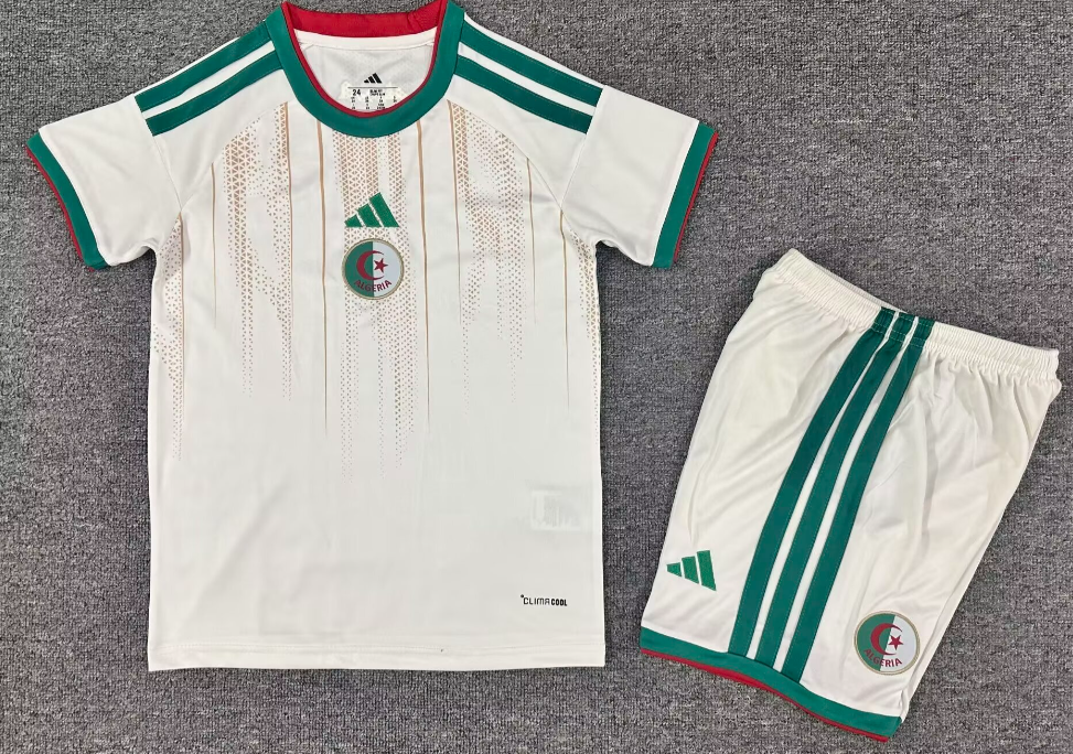 kids kit 2026 World Cup National Team Algeria  jersey Home and away 26 27 Algeria   soccer jersey 10-20 days. It will arrive in your country