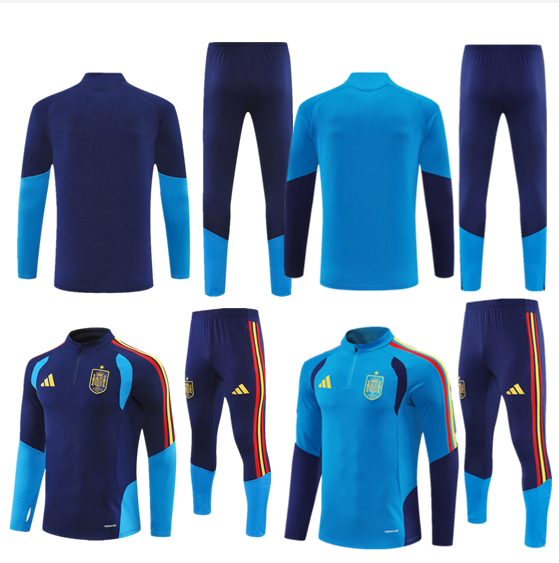 2026 New Spain kids kit New training coat jacket jersey adult kit  kids kit  26 27 Spain soccer jersey 10-20 days. It will arrive in your country