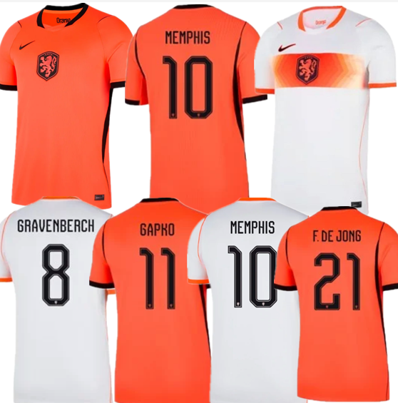 Netherlands 2026 2027 World Cup National Team Netherlands jersey Home and away New adult 26 27 Netherlands soccer jersey 10-20 days. It will arrive in your country