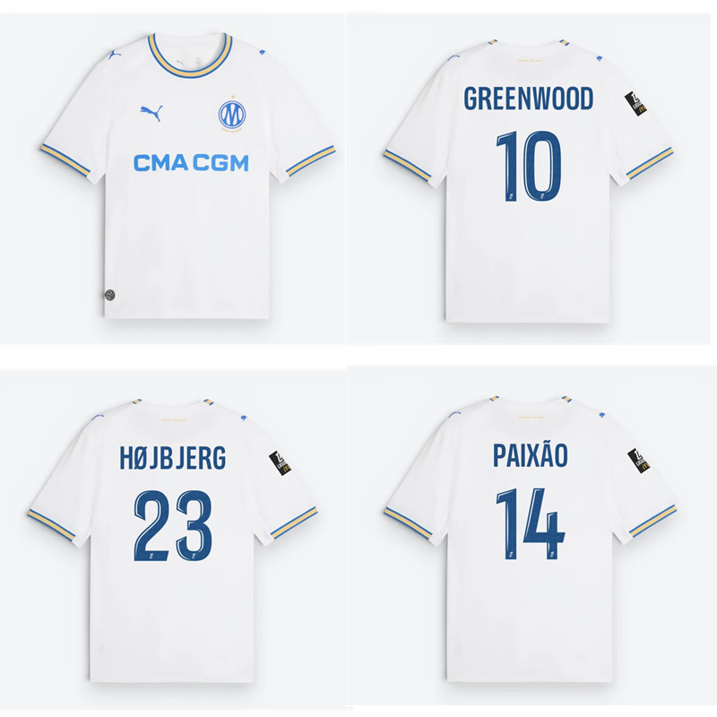 New 26 27 Marseille jersey Home and away 2026 2027 Marseille soccer jersey 7-15 days. It will arrive in your country