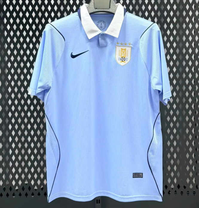New 2026 Uruguay World Cup National Team Uruguay jersey Home and away New adult 2026 2027 Uruguay soccer jersey 10-20 days. It will arrive in your country