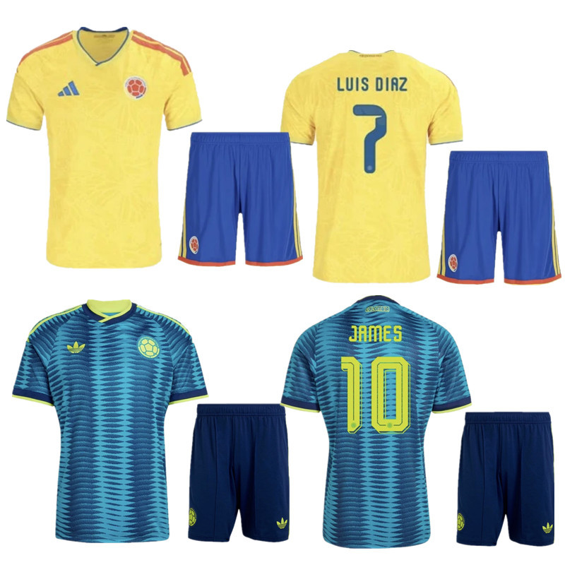 New 26 27 Colombia World Cup jersey adult kit kids kit Home and away 2026 2027 Colombia World Cup soccer jersey 10-18 days. It will arrive in your country
