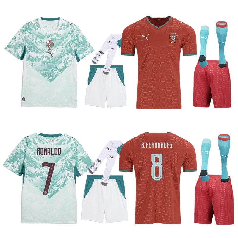 New 26 27 Portugal World Cup jersey adult kit kids kit Home and away 2026 2027 Portugal World Cup soccer jersey 10-18 days. It will arrive in your country