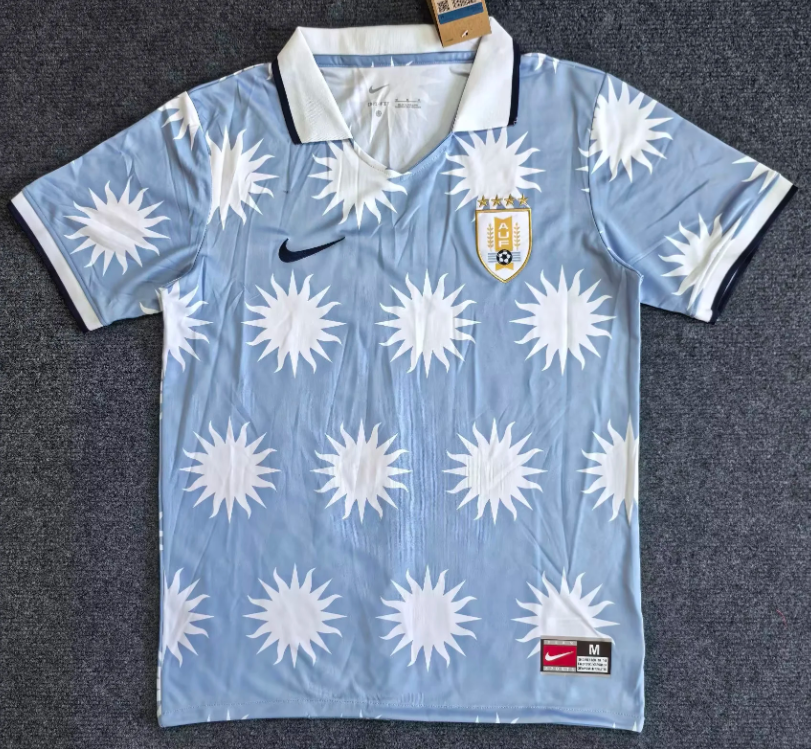 New 2026 Uruguay World Cup National Team Uruguay jersey Home and away New adult 2026 2027 Uruguay soccer jersey 10-20 days. It will arrive in your country