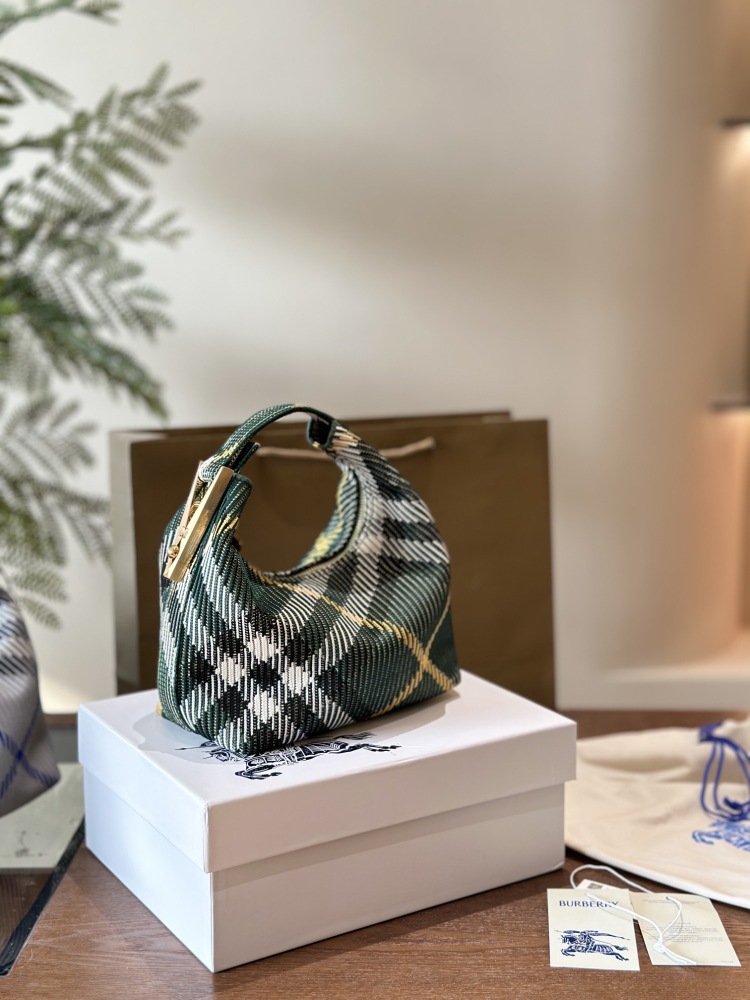 Burberry latest collection, Peg series handbags