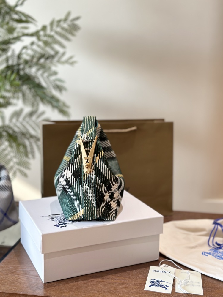 Burberry latest collection, Peg series handbags