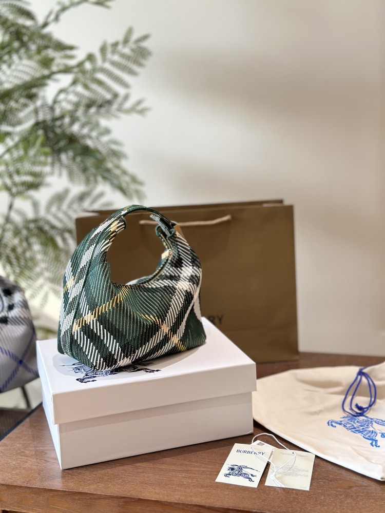 Burberry latest collection, Peg series handbags