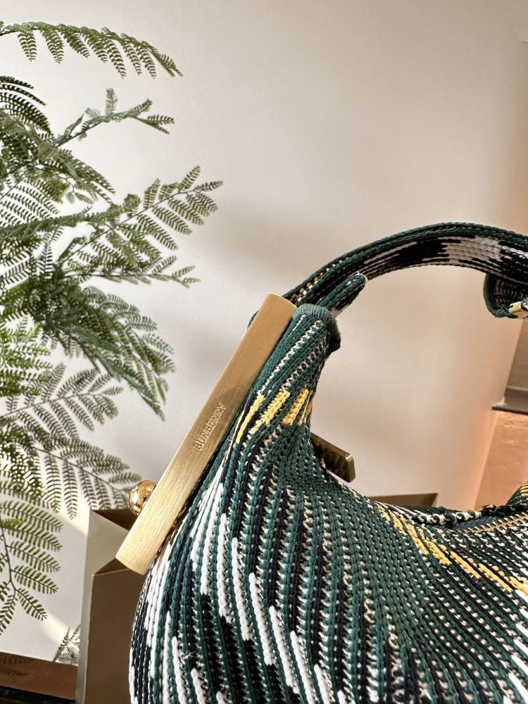 Burberry latest collection, Peg series handbags